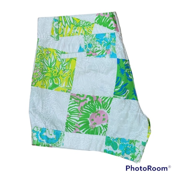 Lilly Pulitzer Multicolor Callahan Stretch Shorts Size 4 EUC - Picture 4 of 6